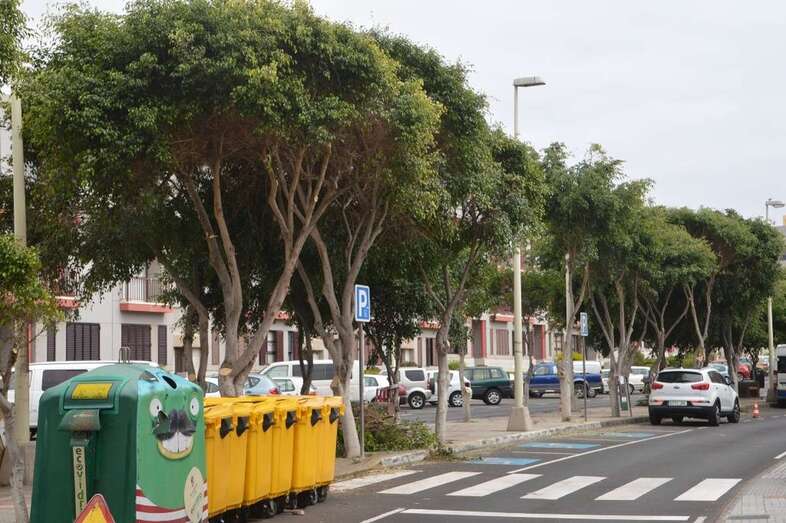 Imagen de la calle Américo Vespucio, en Salinetas / TA